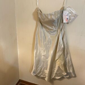 Vintage 90s JIM HJELM OCCASIONS Dress Strapless Midi Cocktail Formal 12 nwt